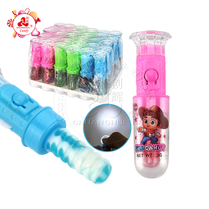 LED lighting mini flashlight toy candy with nipple pop lollipop CH-T1400
