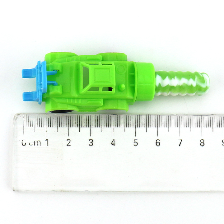 Mini Engineering vehicle bulldozer toy candy with nipple lollipop CH-T1402