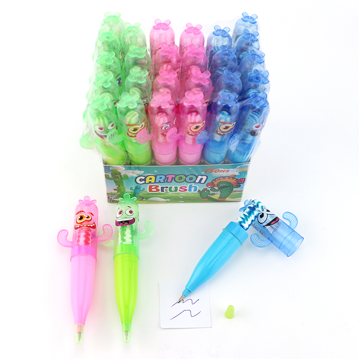 Cartoon Cactus pen toy candy with nipple pop lollipop CH-T1409