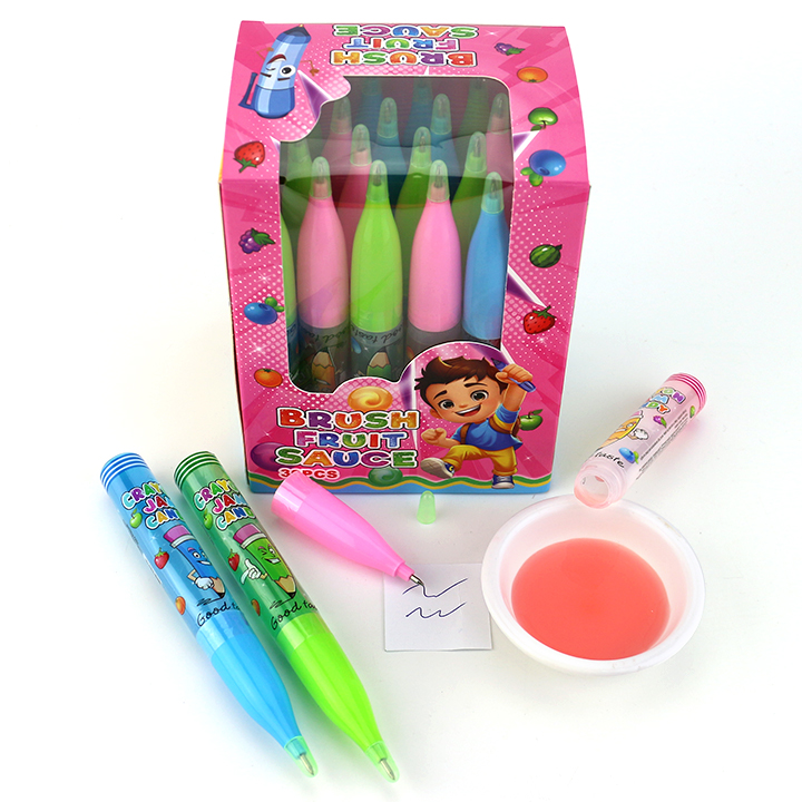 Cartoon Pencil toy candy with sour jam liquid candy CH-T1411