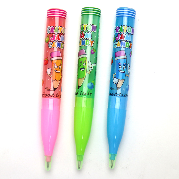 Cartoon Pencil toy candy with sour jam liquid candy CH-T1411