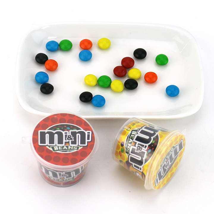 7g Mini Cup Crispy Colorful Chocolate Bean Candy CH-BC161