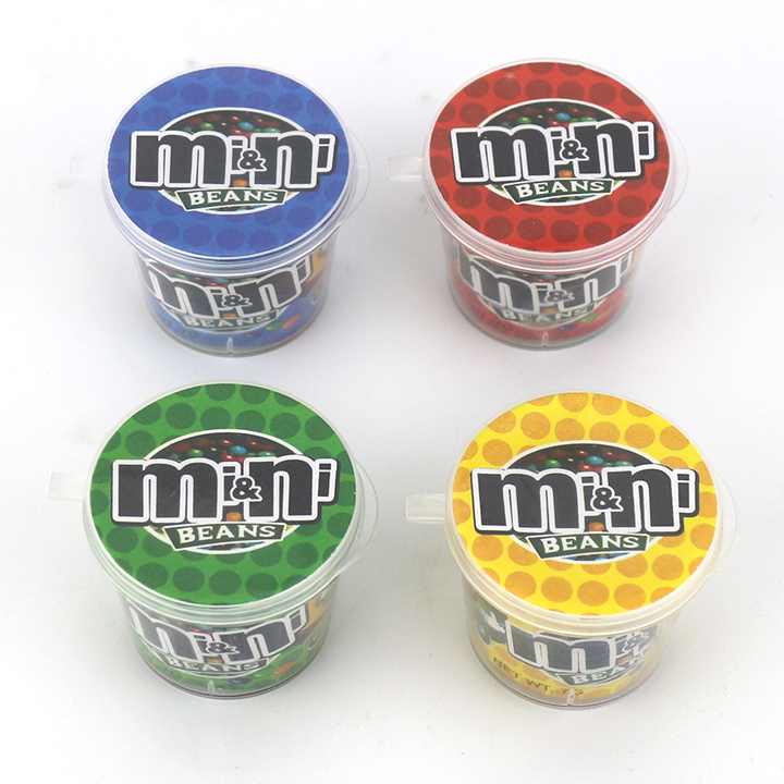 7g Mini Cup Crispy Colorful Chocolate Bean Candy CH-BC161