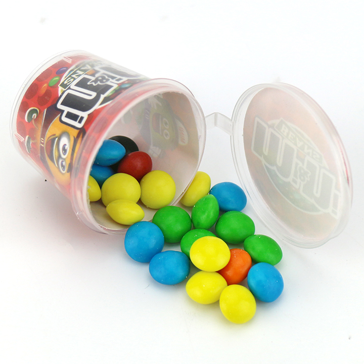 7g Mini Cup Crispy Colorful Chocolate Bean Candy CH-BC161