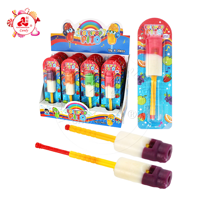 Whistle Lollipop Pito Sound Music Melody Lollipop Candy CH-BP143