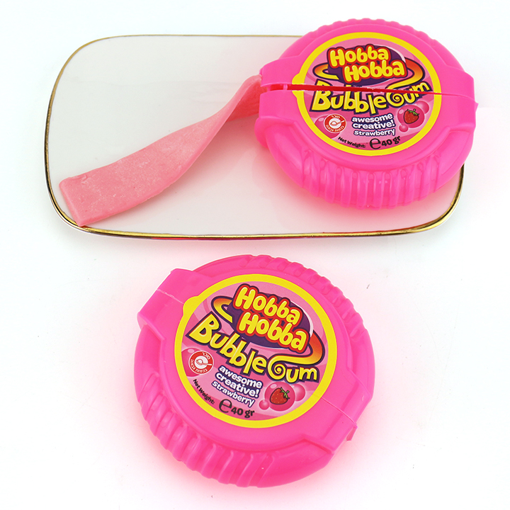 40g Hubba Hubba Gum High-quality Big Size Chewing Bubble Gum Roll CH-E344