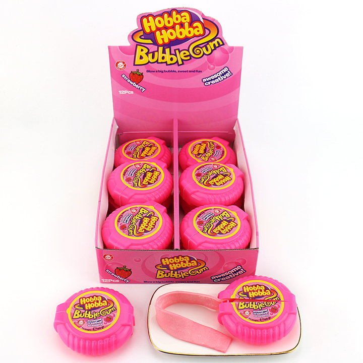40g Hubba Hubba Gum High-quality Big Size Chewing Bubble Gum Roll CH-E344