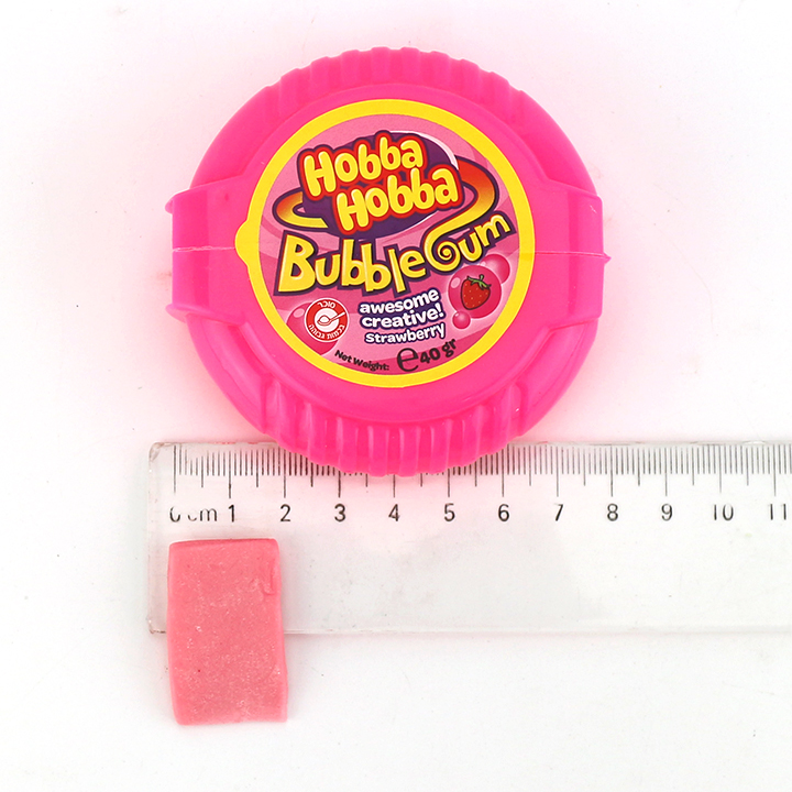 40g Hubba Hubba Gum High-quality Big Size Chewing Bubble Gum Roll CH-E344