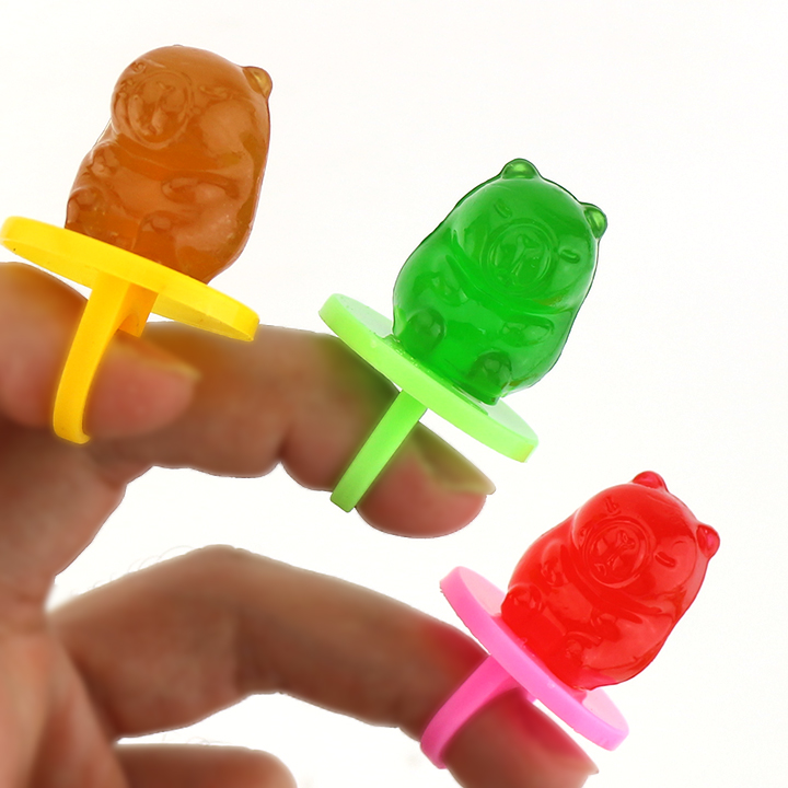 Cartoon Capybara shaped ring lollipop candy toyCH-T1412