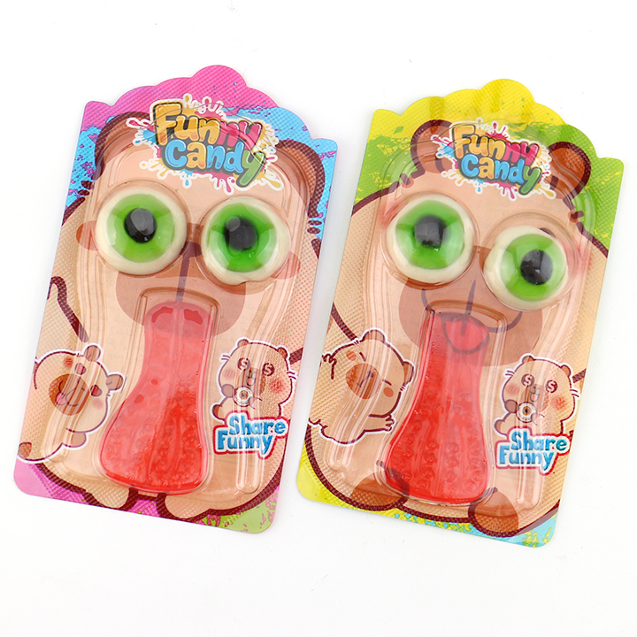 Cartoon Capibala gummy eyeball+tongue shaped jelly gummy candy CH-J717