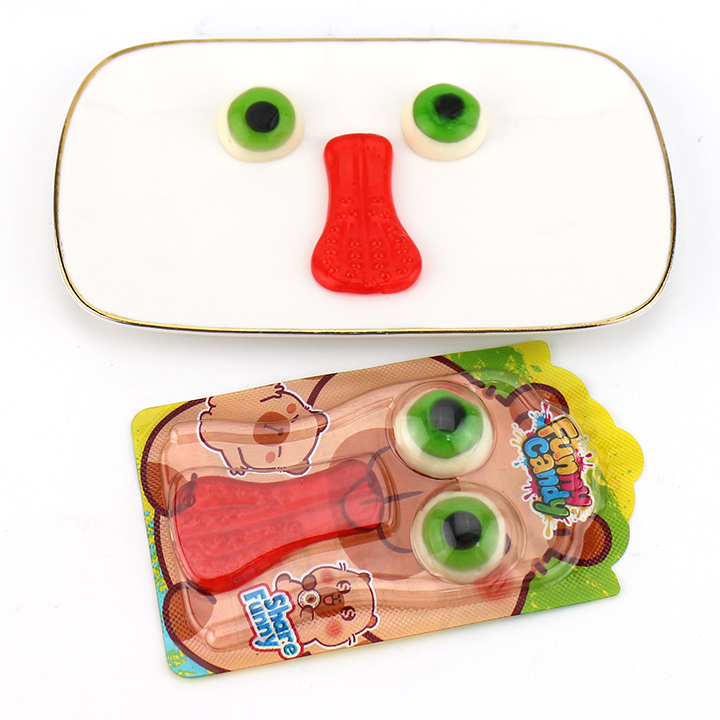 Cartoon Capibala gummy eyeball+tongue shaped jelly gummy candy CH-J717