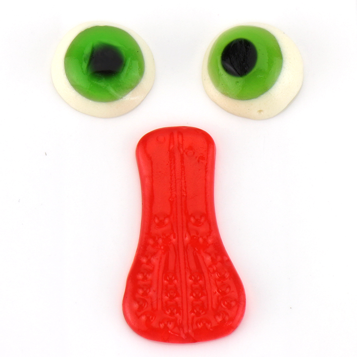Cartoon Capibala gummy eyeball+tongue shaped jelly gummy candy CH-J717