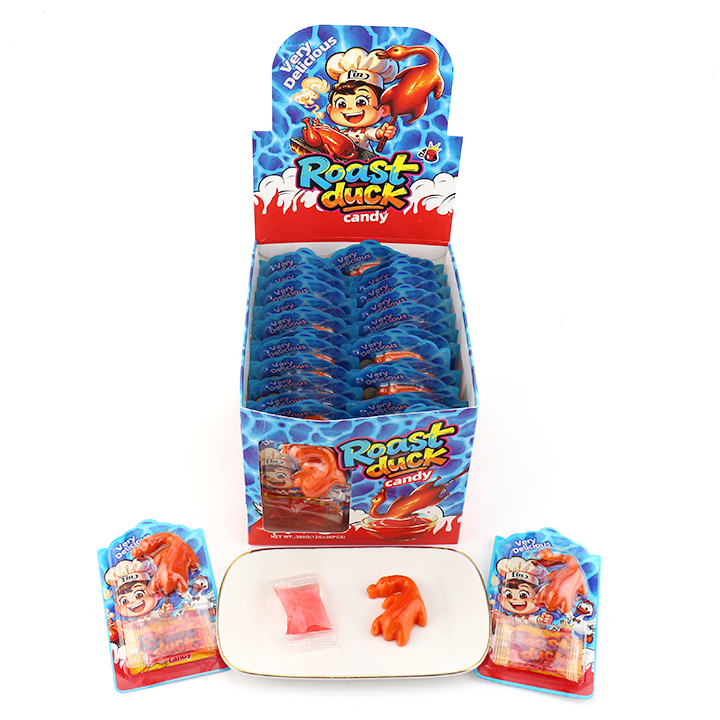 Beijing roast duck shaped gummy candy with jam CH-J718