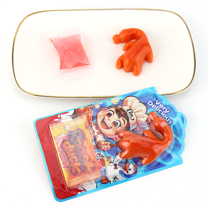 Beijing roast duck shaped gummy candy with jam CH-J718