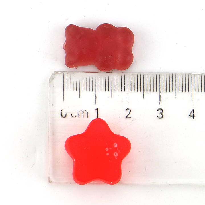 Mixed Candy shell packaging gummy Bear & Star shaped soft gummy candy CH-J720
