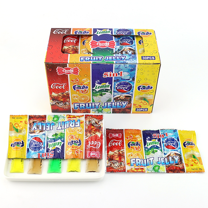 5 in 1 Bagged Jelly sticks Soda Drink and Fruit Flavor CH-K320