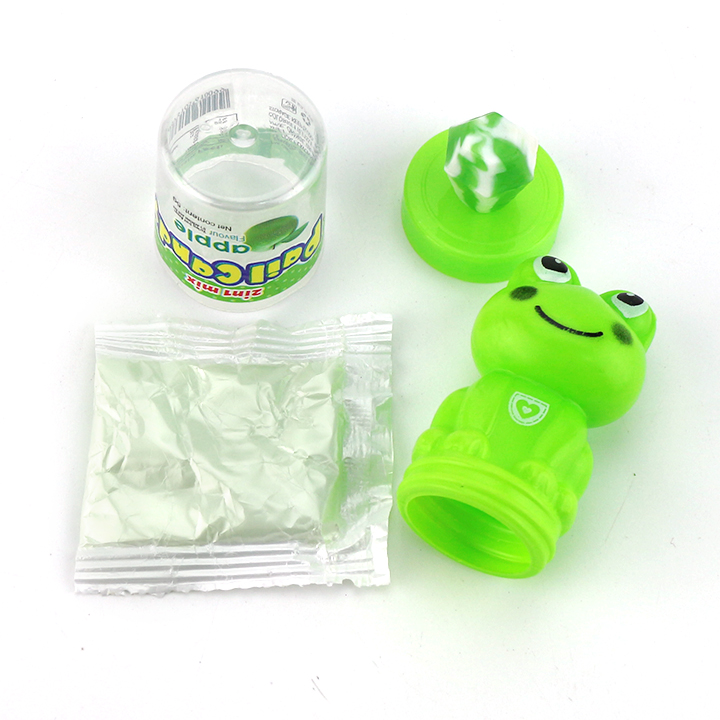 Cartoon Frog Candy Pop lollipop diamond lollipop with sour powder candy toy CH-N760