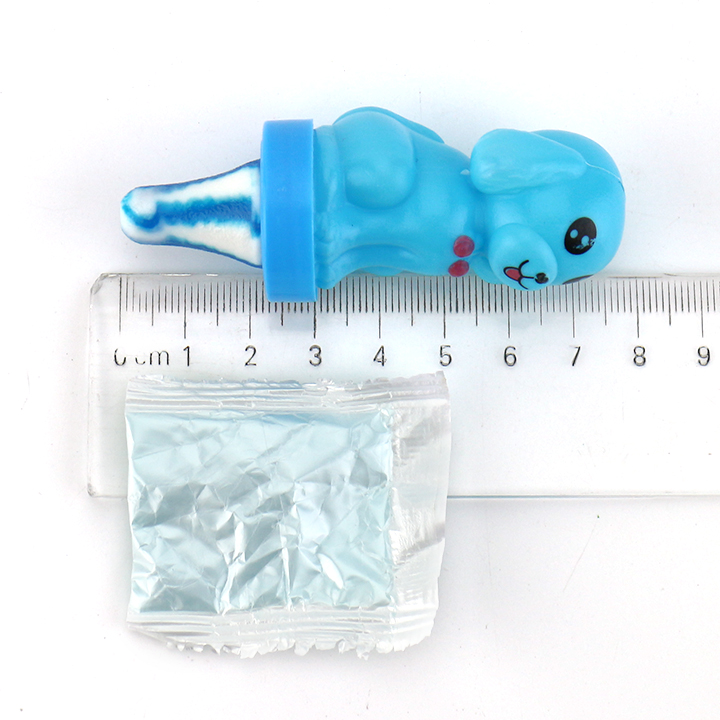 Cartoon Dog Candy Pop lollipop nipple shaped with sour powder candy toy CH-N761