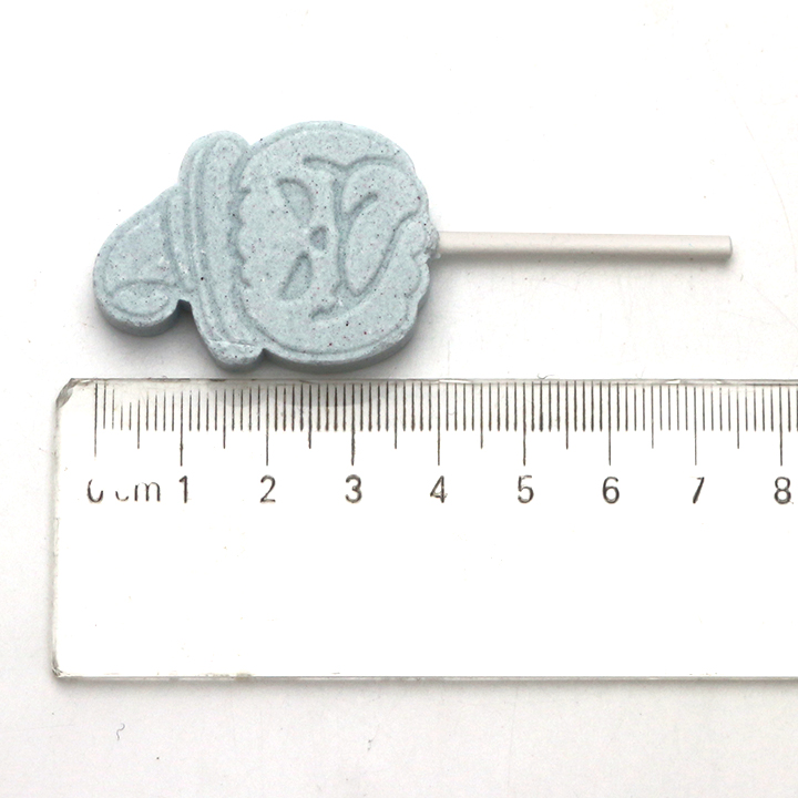 Halloween Color changing pumpkin head pressed tablet lollipop candy CH-BP150