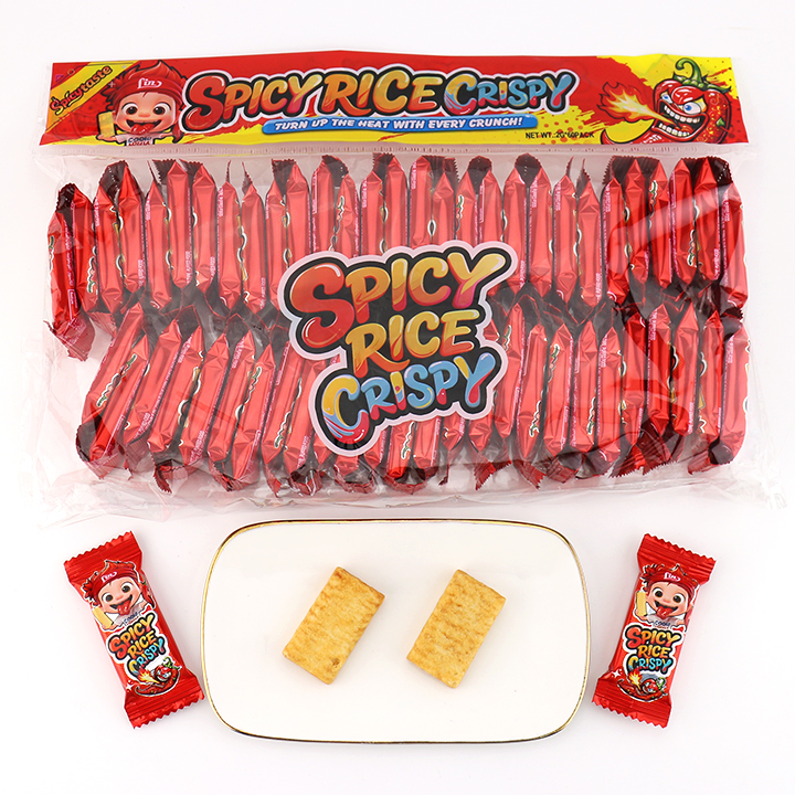 Crispy Spicy Flavor Rice Cracker Snacks Biscuit CH-D149
