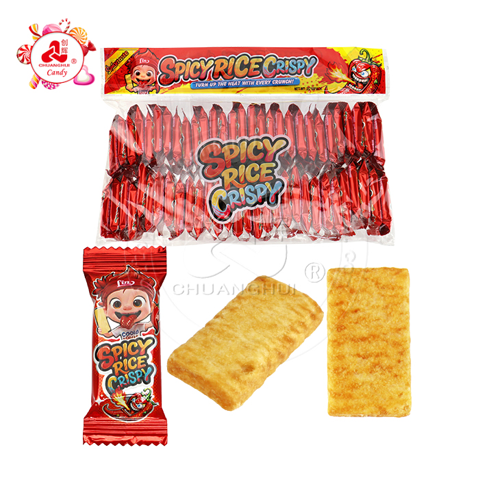 Crispy Spicy Flavor Rice Cracker Snacks Biscuit CH-D149