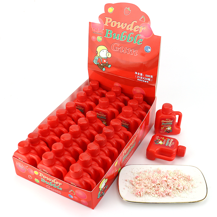 Small bucket filled with sweet and Sour Powder bubble gum in Tank CH-E348