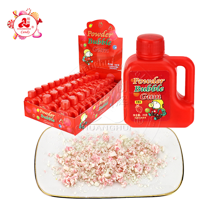 Small bucket filled with sweet and Sour Powder bubble gum in Tank CH-E348