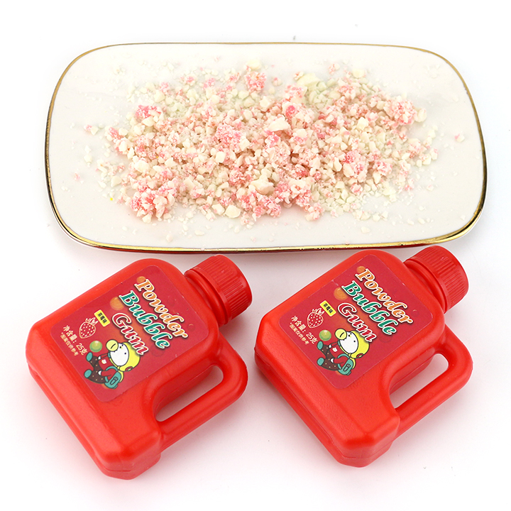 Small bucket filled with sweet and Sour Powder bubble gum in Tank CH-E348