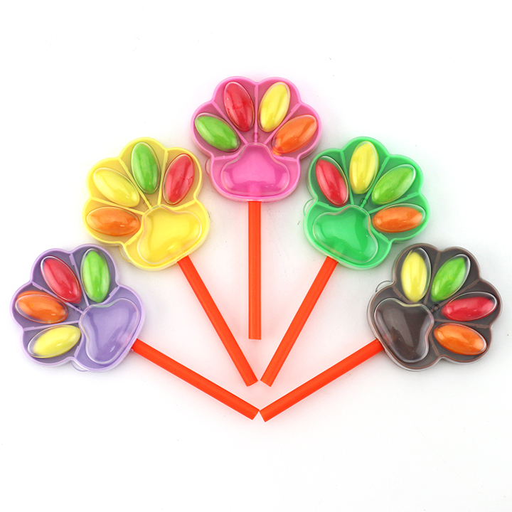 Cat Claw Olive Chewing Bubble Gum Candy Lollipop CH-E349