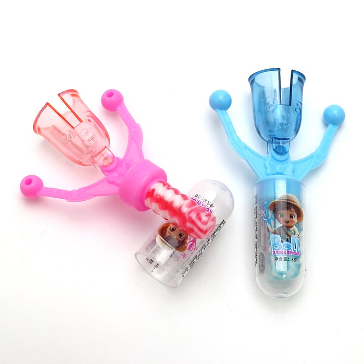 Christmas candy toy Rattle Sound Toy Shaking Bell Toy with Lollipop Candy CH-T1414