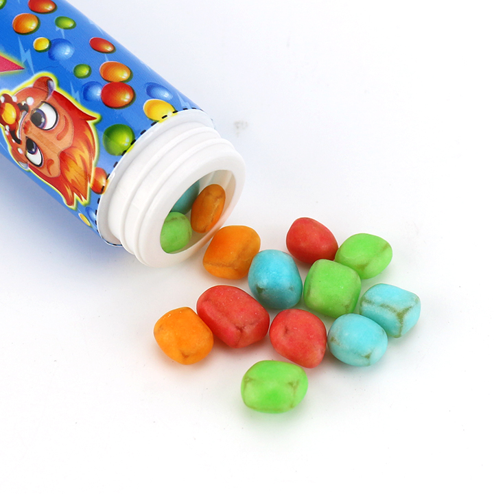 Colorful Super Sour Chewing Soft Gummy Candy in Small Tube CH-J726