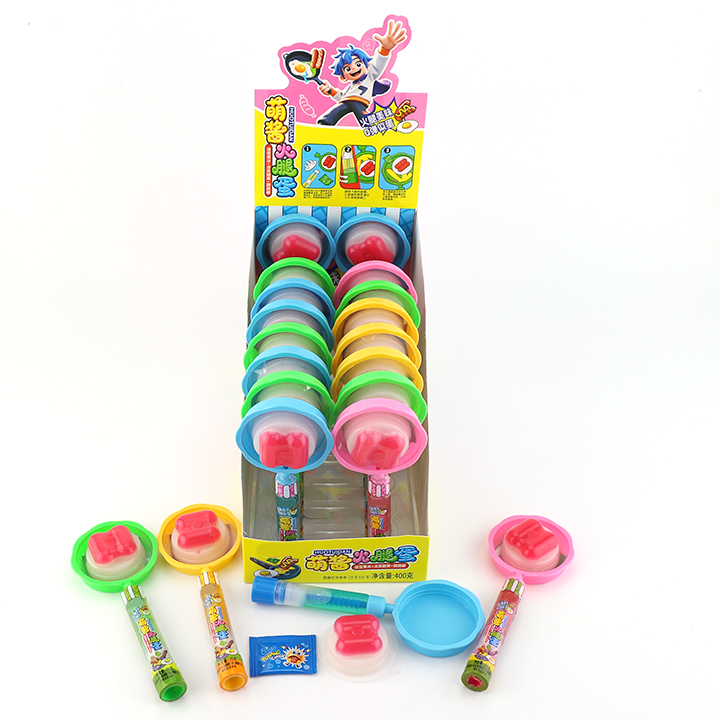 3 in 1 Fried Egg sausage jelly + jam candy + popping candy CH-K319