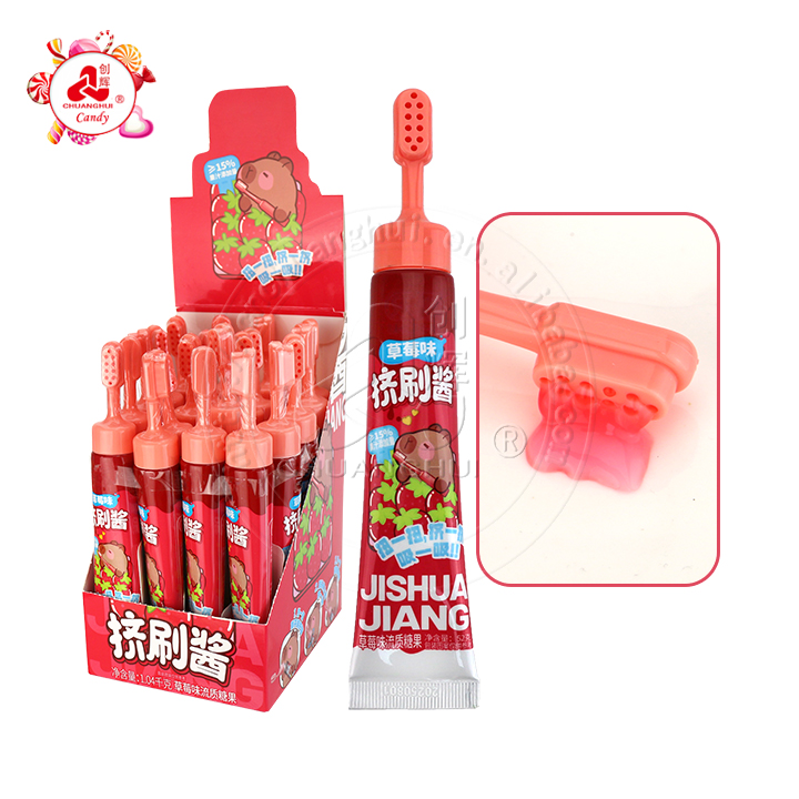 48g Squeezed Toothpaste Tube Toothbrush Jam Liquid Candy CH-N762