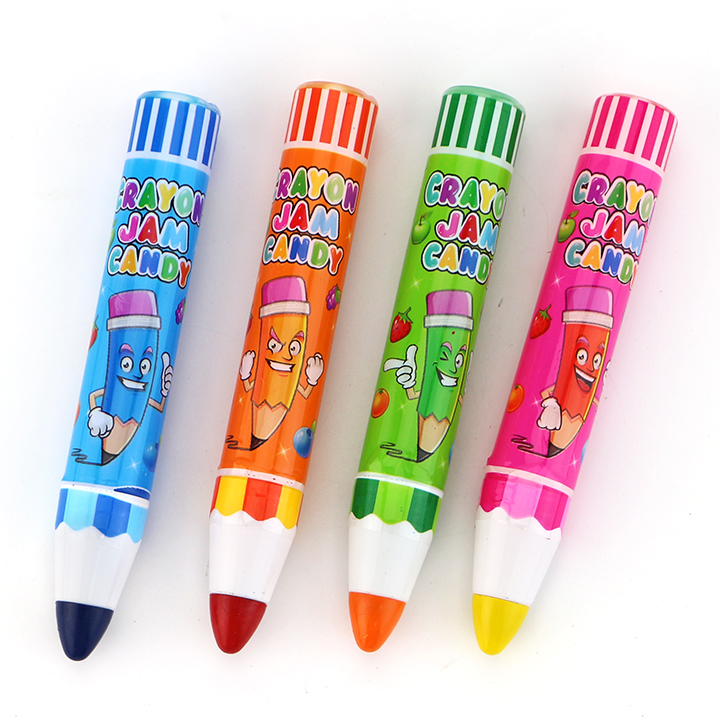 Cartoon Crayon toy tube and Fruit Jam Liquid Candy CH-N764