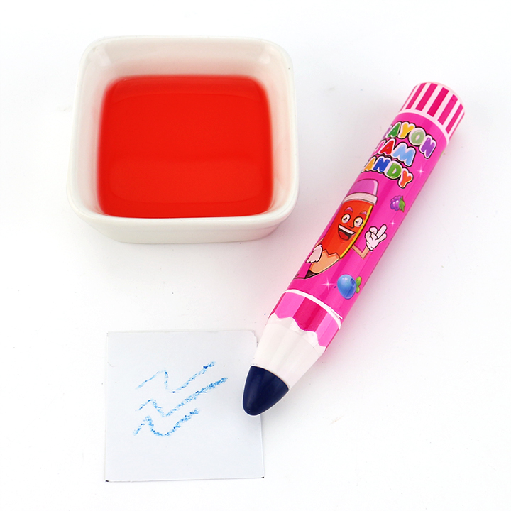 Cartoon Crayon toy tube and Fruit Jam Liquid Candy CH-N764
