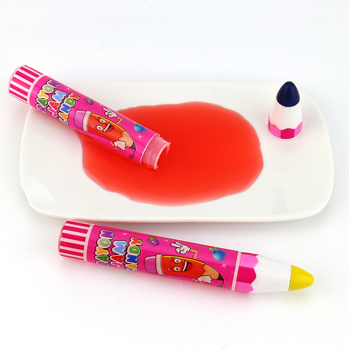 Cartoon Crayon toy tube and Fruit Jam Liquid Candy CH-N764