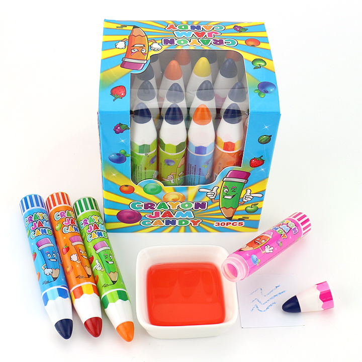 Cartoon Crayon toy tube and Fruit Jam Liquid Candy CH-N764