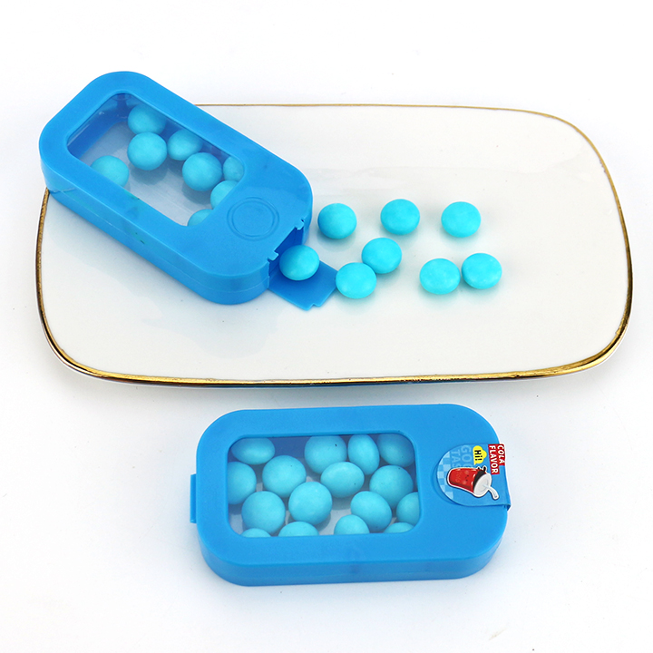 Colored Transparent phone box and mixed fruit pressed tablet candy CH-N767