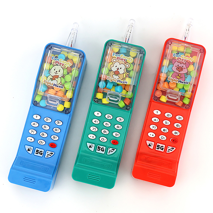 Music LED Lights Big Mobile Phone shaped Music Candy Toys for Kid CH-TB248