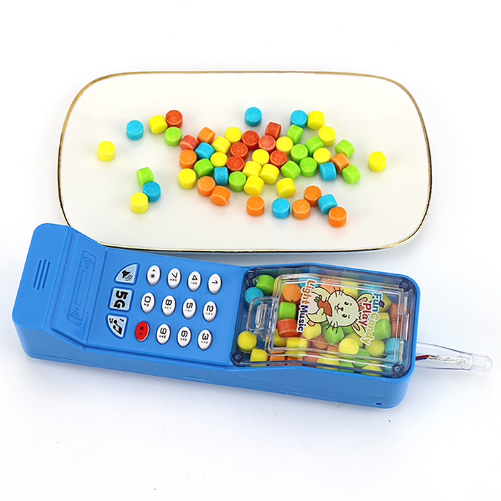 Music LED Lights Big Mobile Phone shaped Music Candy Toys for Kid CH-TB248