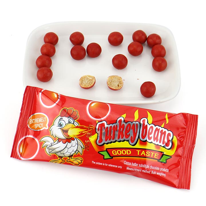 Crispy Chili Turkey Bean Instant Spicy Flavor Rice Puffed Bean Candy CH-D150