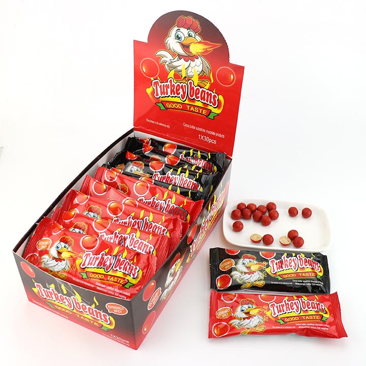 Crispy Chili Turkey Bean Instant Spicy Flavor Rice Puffed Bean Candy CH-D150