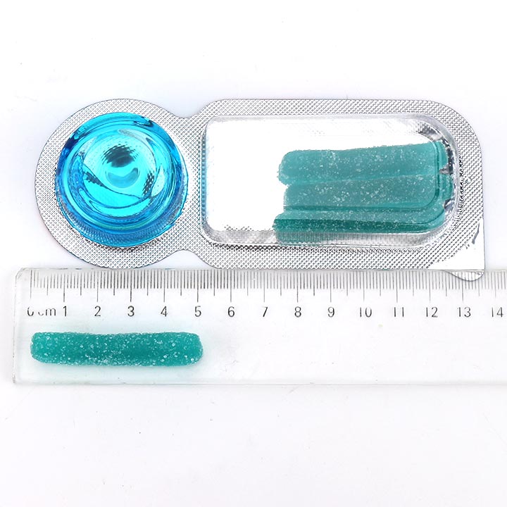 Gummy Dip and Stix Sauce Candy French Fries Shaped Chewy Gummy Candy with Sour Gel Jam CH-J730