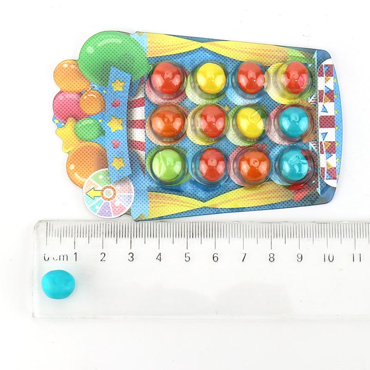 Colorful Balloon carnival candy Crispy Rainbow Chewing Bean candy CH-J731