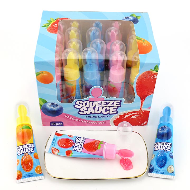 Squeeze Sauce Jam with spoon Toothpaste tube Jelly Jam Liquid Candy CH-N771