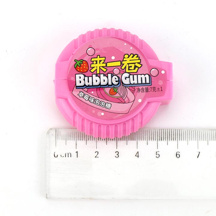 Mixed Fruit Flavors 7g Chewing Bubble Gum Roll Candy CH-E353