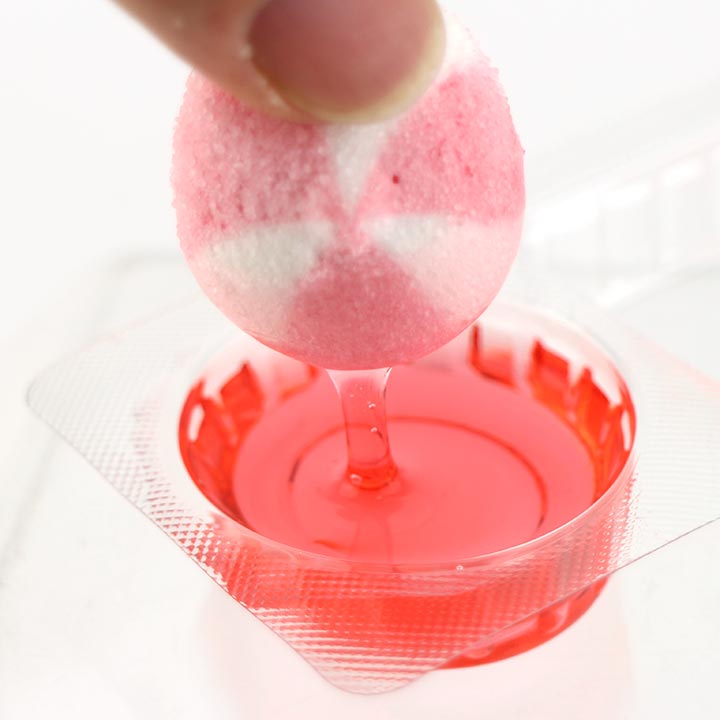 2-in-1 fruit flavored round marshmallow cotton candy with jam CH-M226