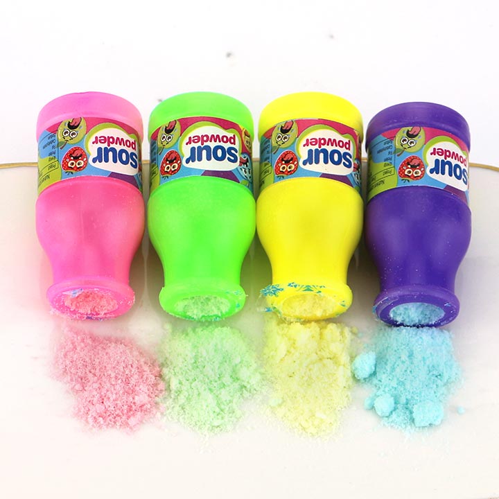Mini Size 4g Mixed Fruit Flavor Sour Powder Bottel Candy CH-N773