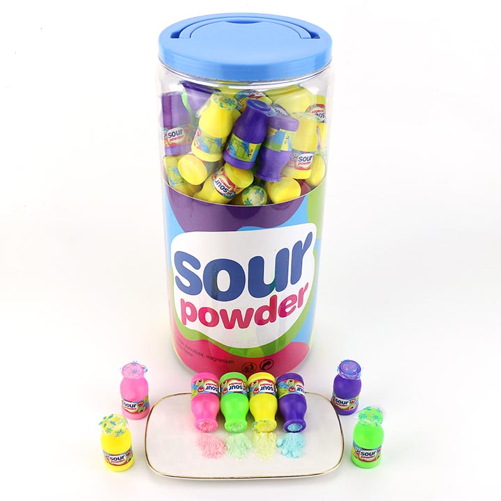 Mini Size 4g Mixed Fruit Flavor Sour Powder Bottel Candy CH-N773