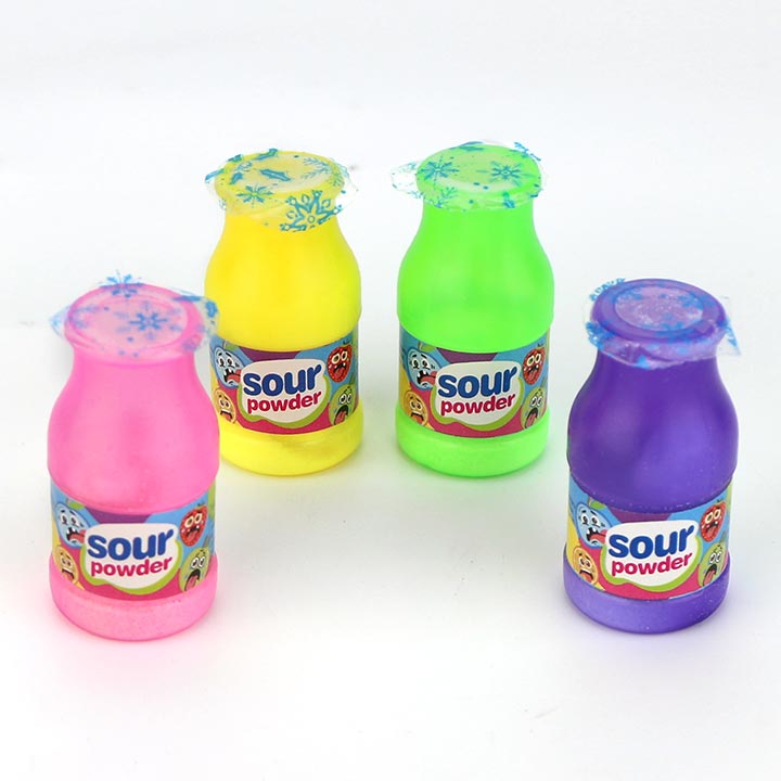 Mini Size 4g Mixed Fruit Flavor Sour Powder Bottel Candy CH-N773